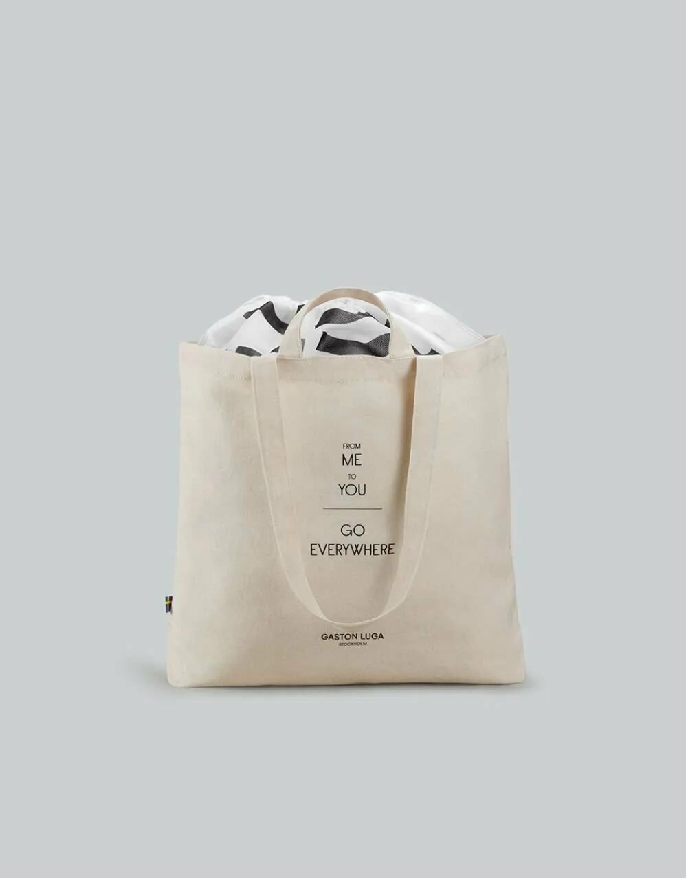 Эко-сумка Gaston Luga GL-ECOGIF-S Eco bag маленькая. цвет: бежевый