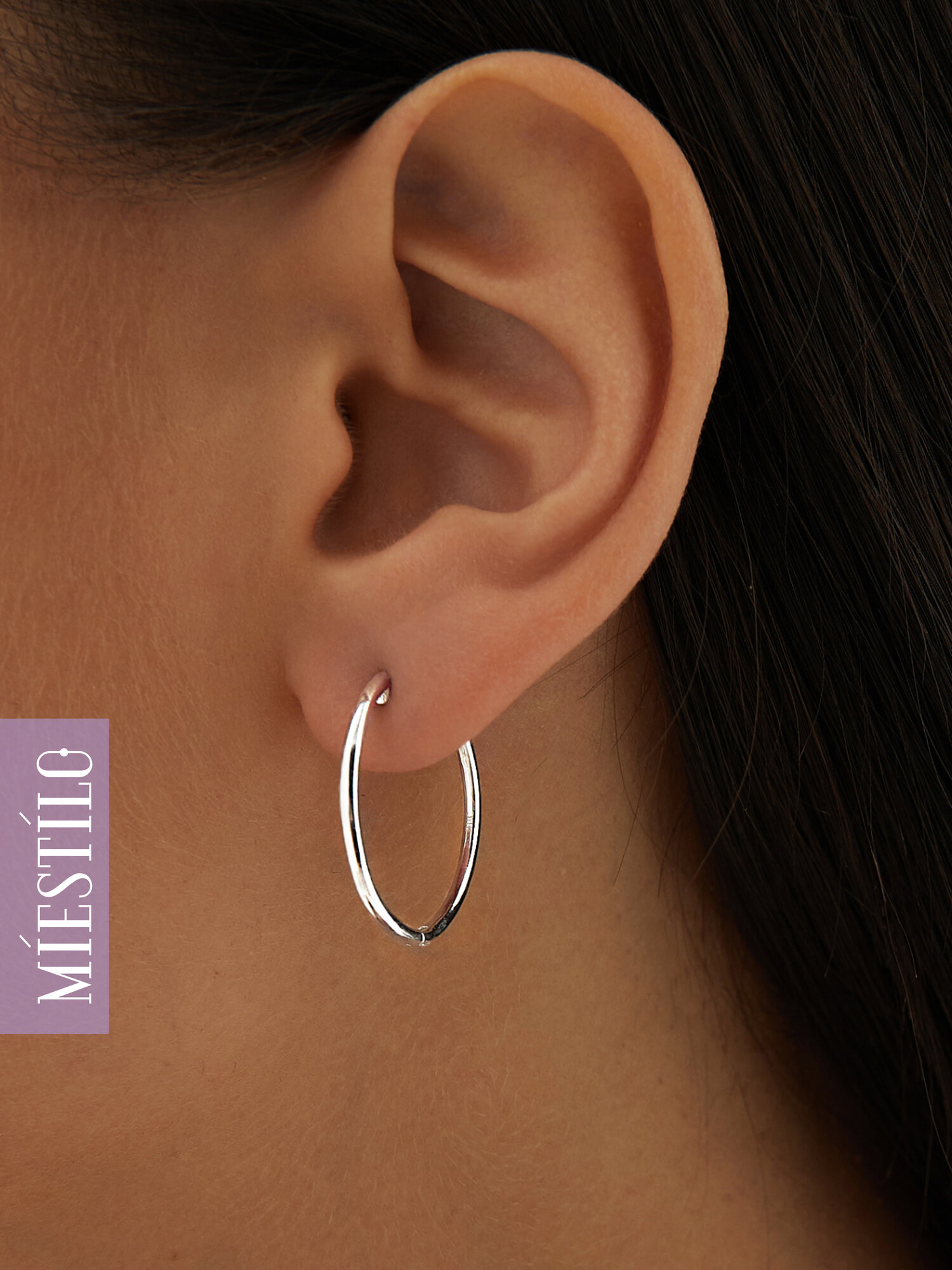 Серьги конго MIESTILO конго серьги кольца женские ювелирные 