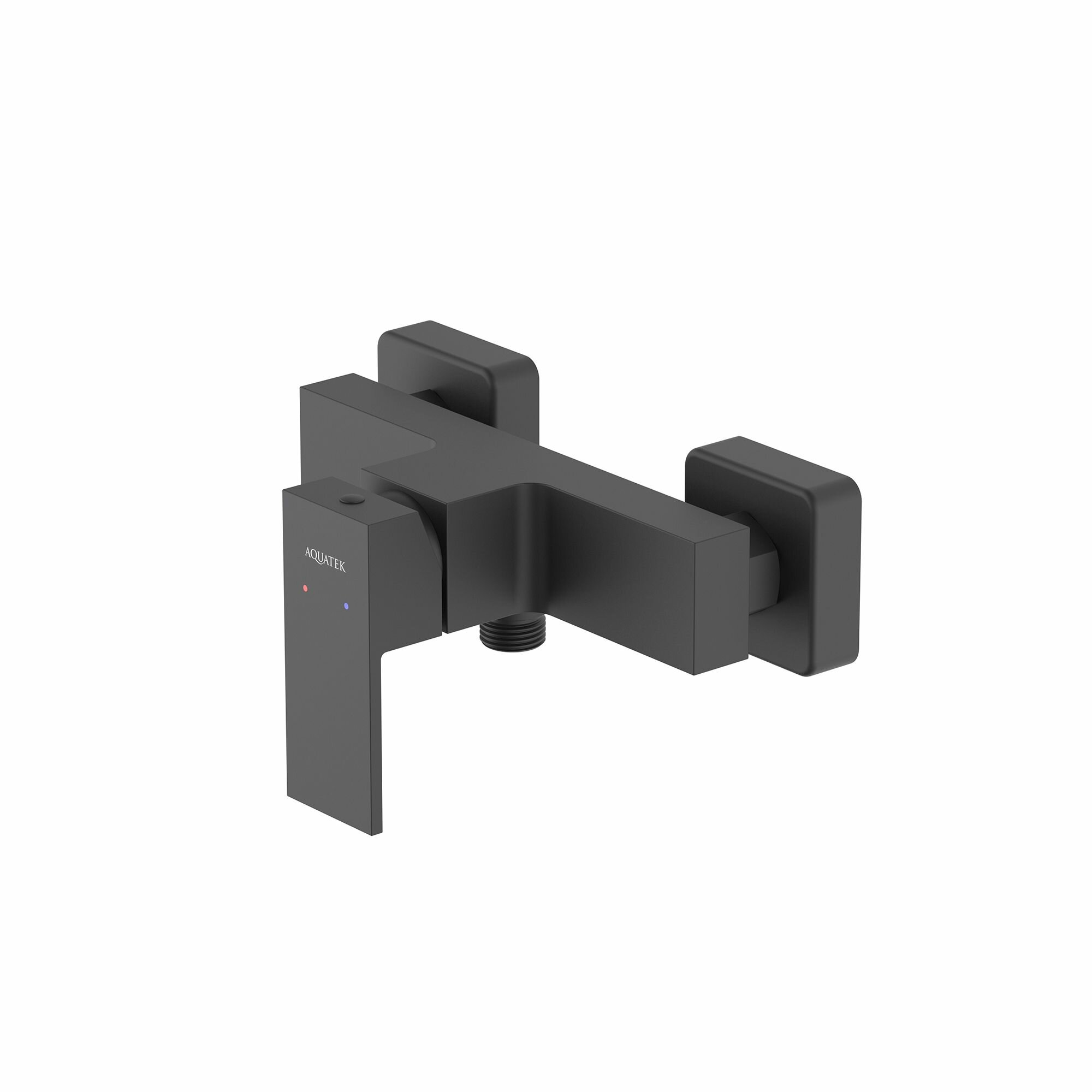 Смеситель для душа AQUATEK, матовый черный AQ1660MB либра, Черный матовый