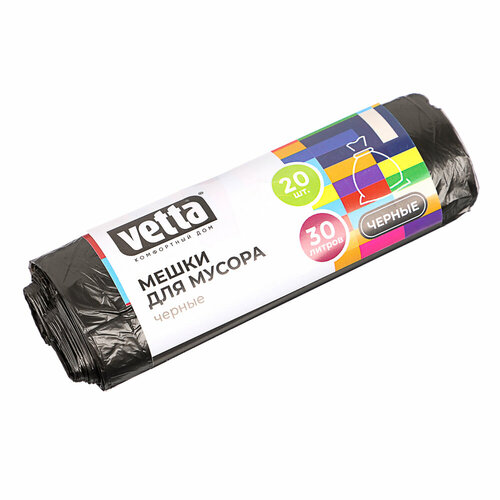 VETTAМешки для мусора 30 л 20 шт эконом рулон 30 штук 2679₽