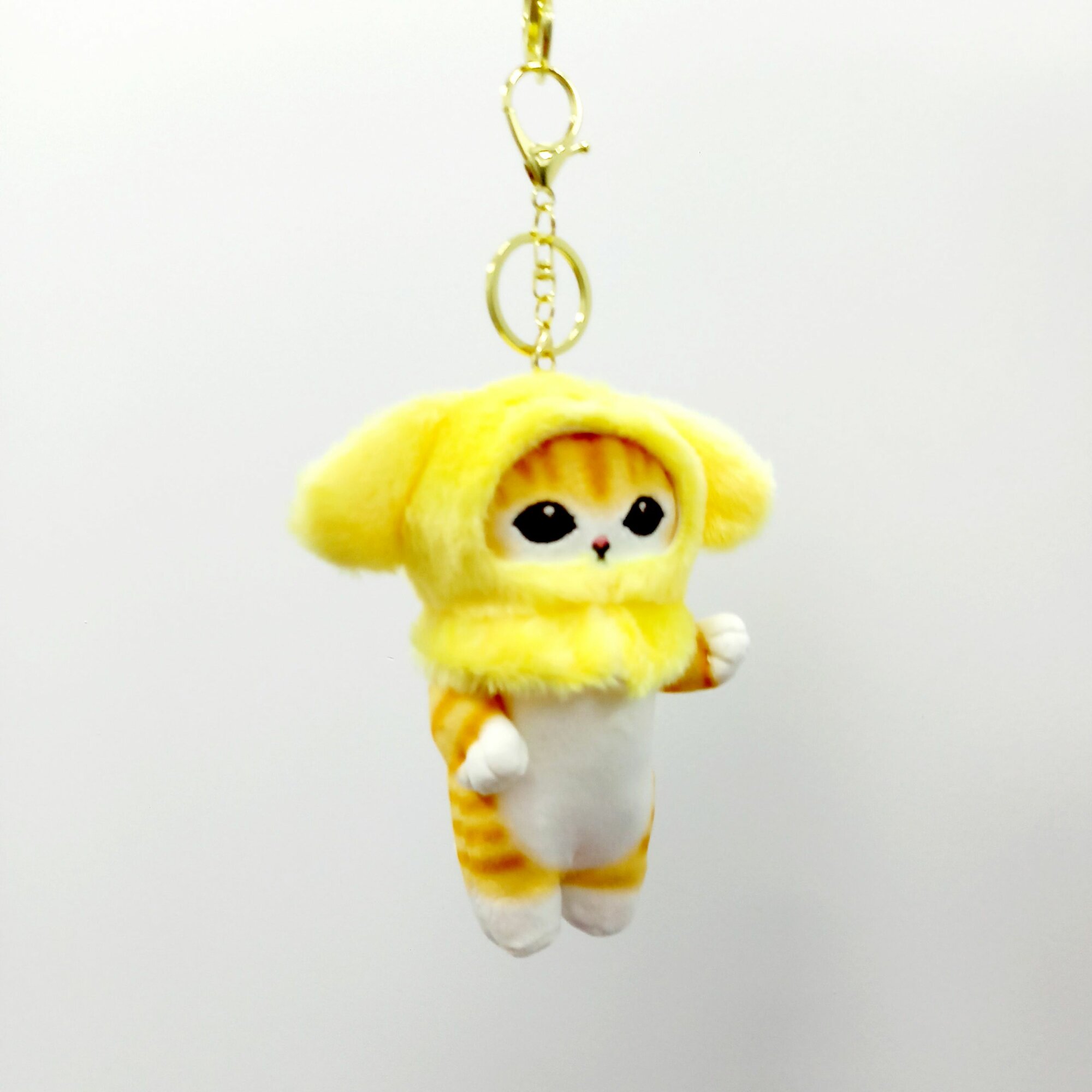Кот-Заяц игрушка мягкая на рюкзак брелок 12см.