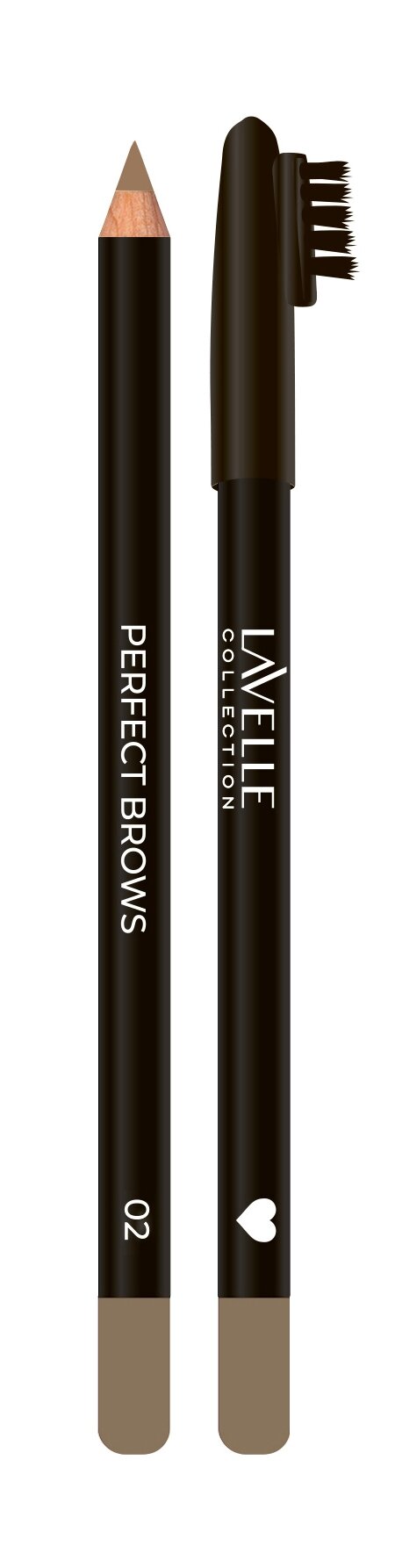 LAVELLE COLLECTION Карандаш для бровей классический Classic Brow Pencil BP02, 0,75 г, 02 бежевый