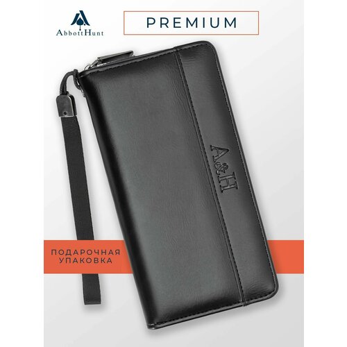 Кошелек , фактура гладкая, черный