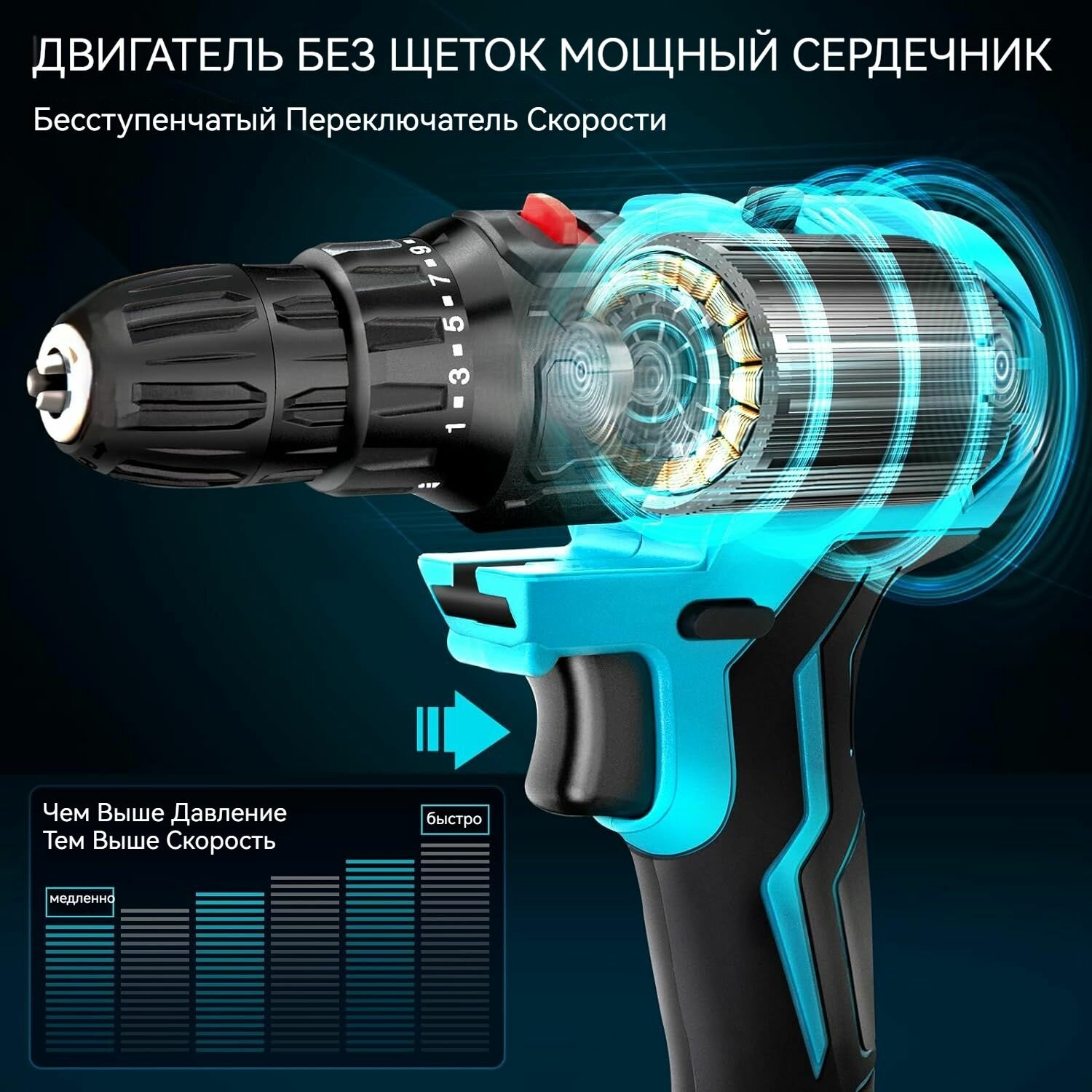 Наборы Аккумуляторного Электроинструмента Наборы электроинструментов,8 в 1 с 2 батареями и зарядным устройством, Набор аккумуляторного инструмента