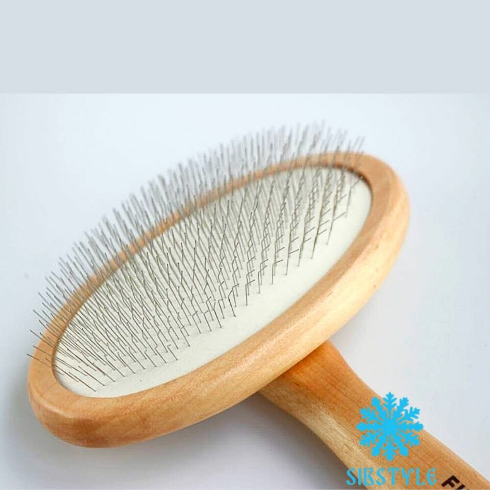 Расчески И Щетки Для Животных Xiaomi Пуходерка M для кошек и собак, расческа, щетка, дерево, универсальная, овал (бук)