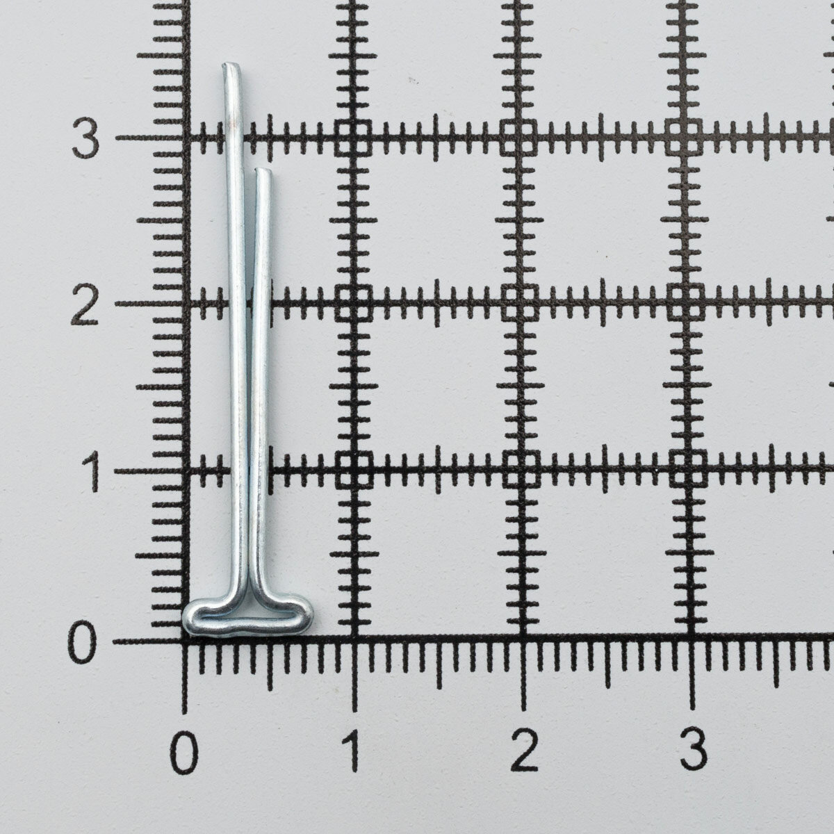 Шплинты для игрушек T-образные (крепления для подвижности рук и ног игрушек) Айрис, 2*25 мм, цинк, 10 шт — фото 1