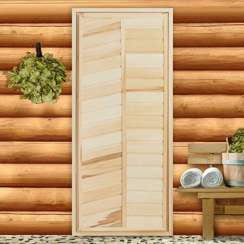 Дверь для бани глухая сорт С 190х70 см 7318974 7064₽