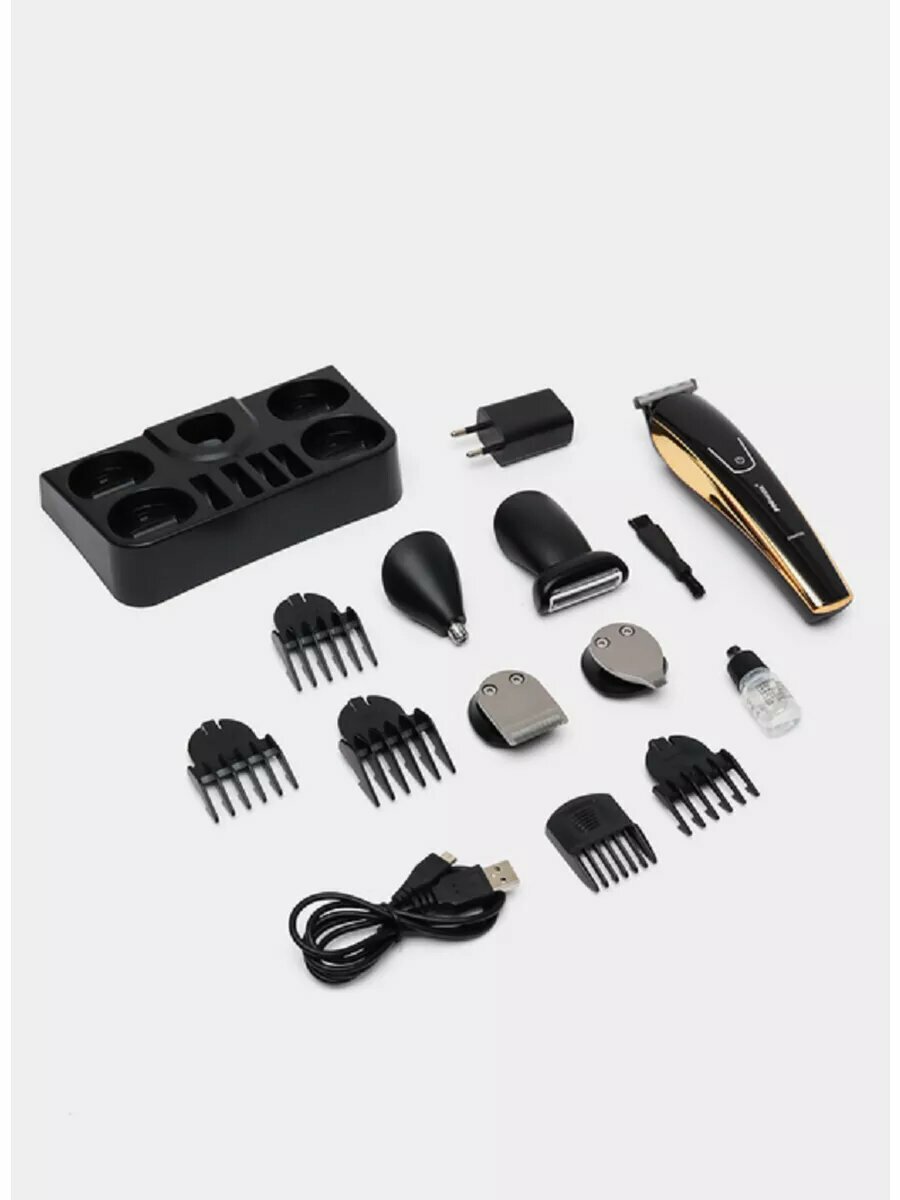 Беспроводной триммер для стрижки волос 8 в 1 — фото 1