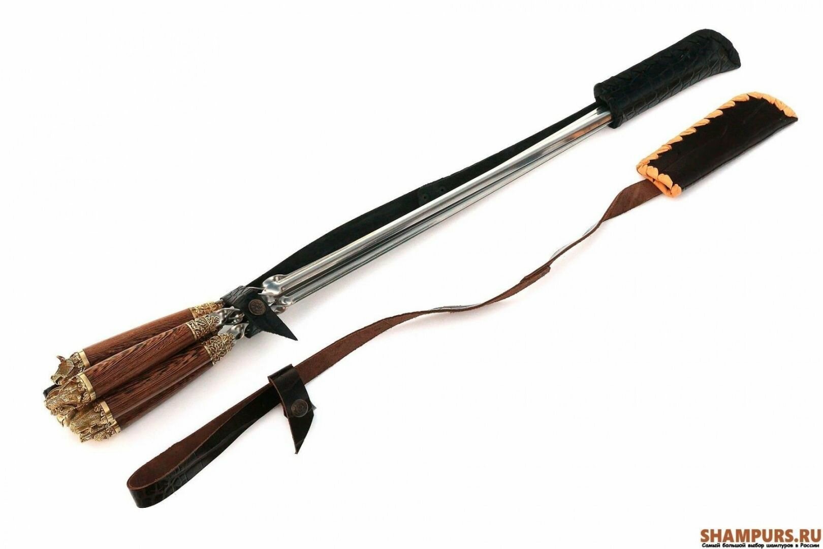 Набор для шашлыка c ножом Премиум - 6