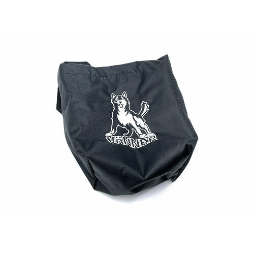 Сумочка для лакомства Vanner черная с белой вышивкой