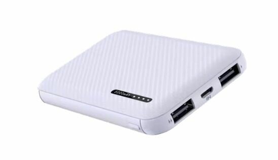 Внешний аккумулятор Powerbank PB-QiMS5K 5000vAh QC3.0 type C пластиковый белый