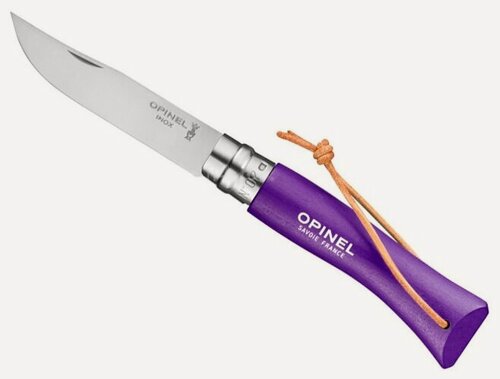 Изображение товара Нож Opinel Trekking №7, складной, нержавеющая сталь, фиолетовый, 002205
