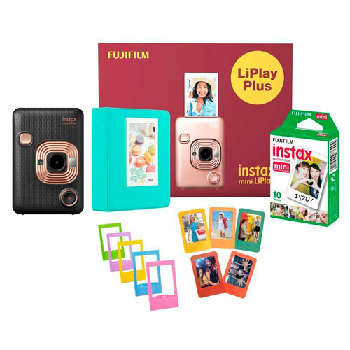 Фотоаппарат моментальной печати Fujifilm Instax MINI LiPlay Plus черный 32990₽