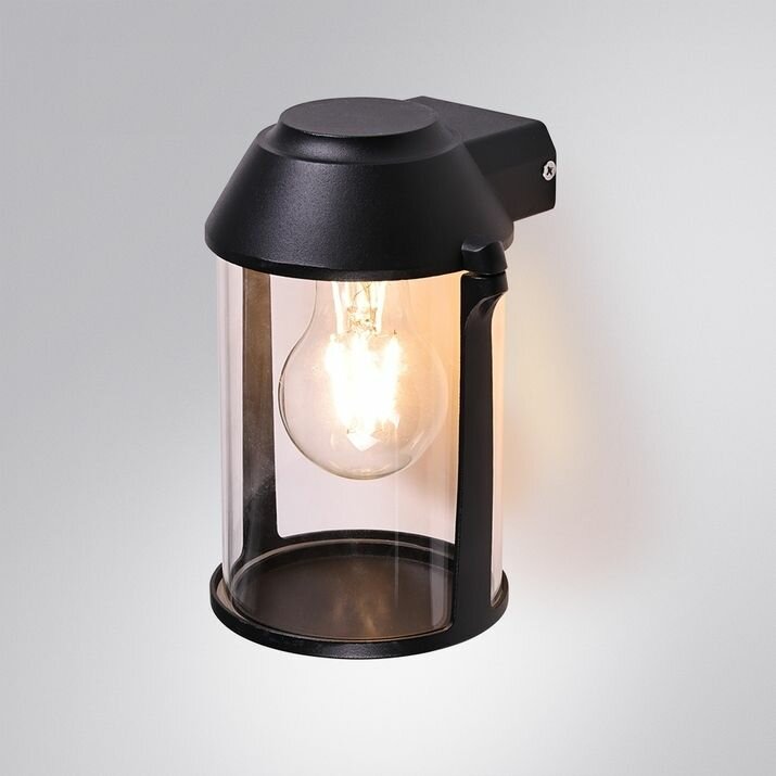 Светильник уличный настенный Arte Lamp Minchir A8306AL-1BK
