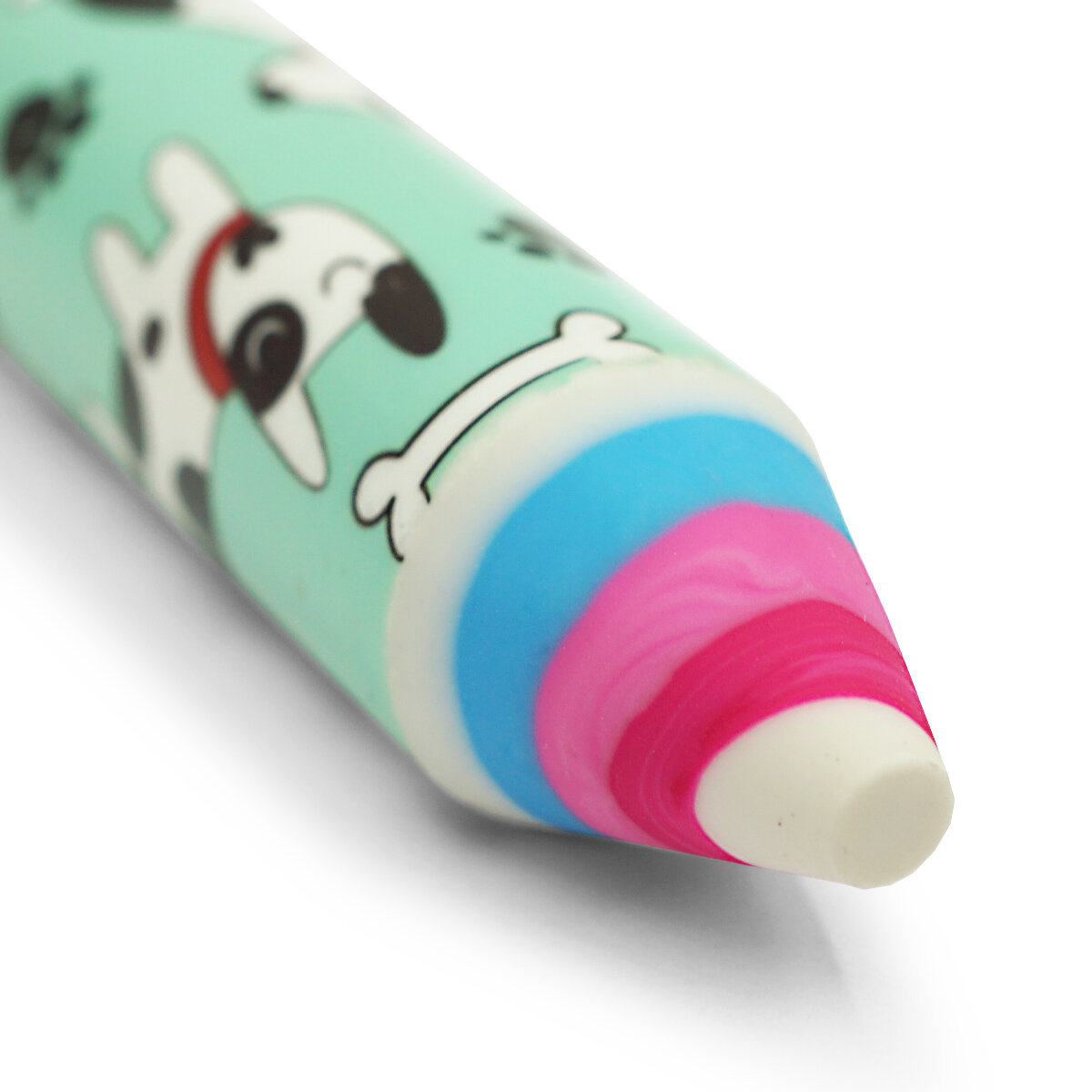 Ластик карандаш (стирательная резинка) 'Собачки 2', длина 13,5 см, диаметр 1,8 см, Darvish — фото 1