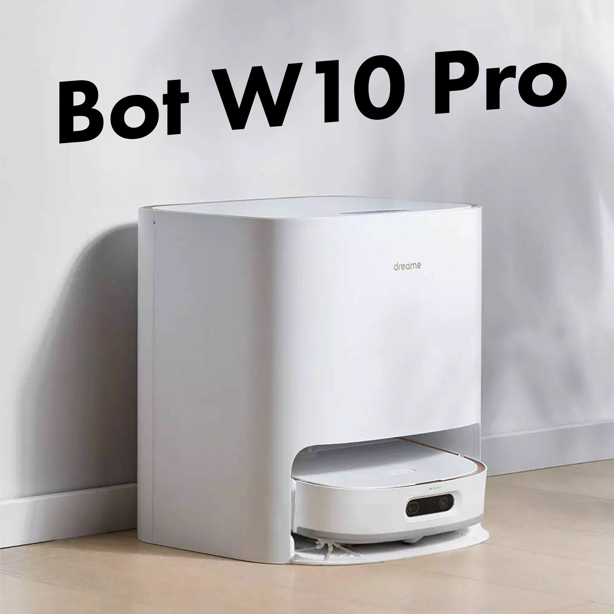 Робот-пылесос со станцией самоочистки с влажной Dreame Bot W10 Pro