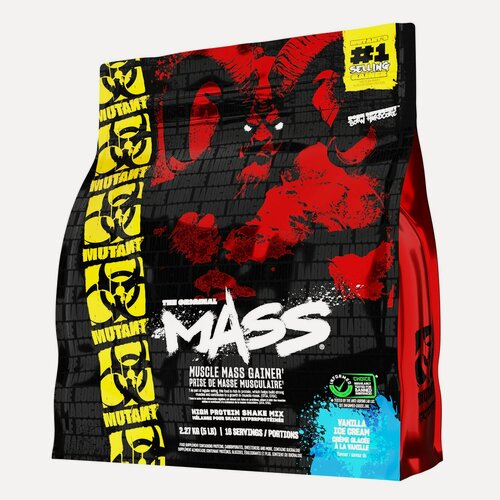 Изображение товара Гейнер для набора массы Мутант Масс 5 фунтов Ванильное Мороженое / Mutant Mass 5 lb Vanilla Ice Cream