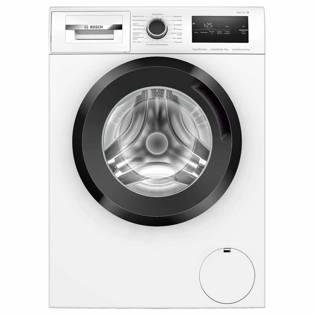 Bosch WAN2010FPL, с функцией ускоренной стирки и дозагрузки белья, 7 кг, белый