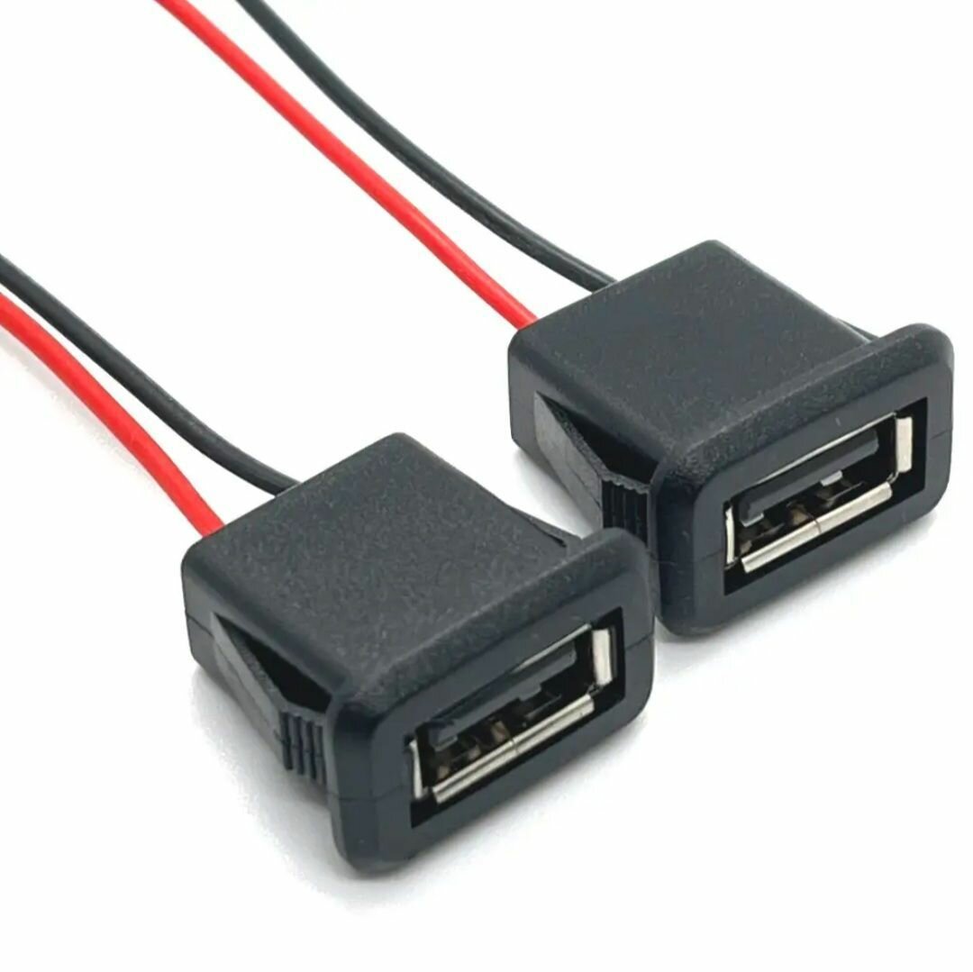 Встраиваемое гнездо / Разъем питания Type-C и USB с проводом — фото 1