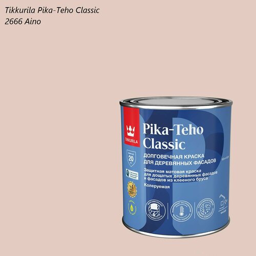 фото Краска для деревянных фасадов tikkurila / tikkivala pika-teho classic (0,9л) 2666 aino