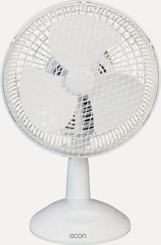 Изображение товара Вентилятор настольный Econ ECO-TBF701 white, 2 скорости, режим Turbo, режим осцилляции, 25 Вт