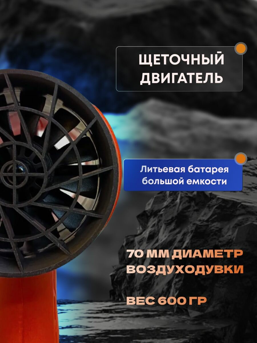 Воздуходувки Аккумуляторные Воздуходувка мощная аккумуляторная