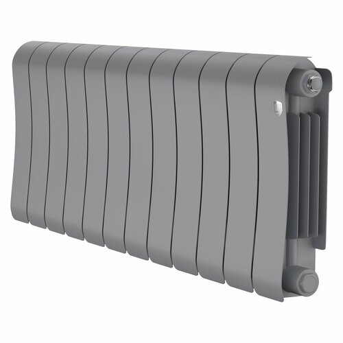 фото Радиатор биметаллический royal thermo infinity 300 silver satin - 12 секц.