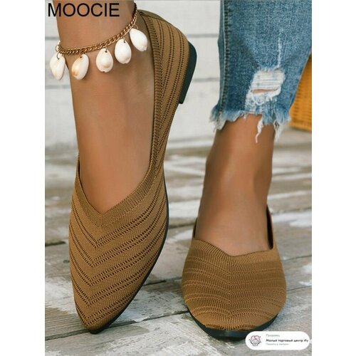 фото Туфли moocie, размер int 36, коричневый