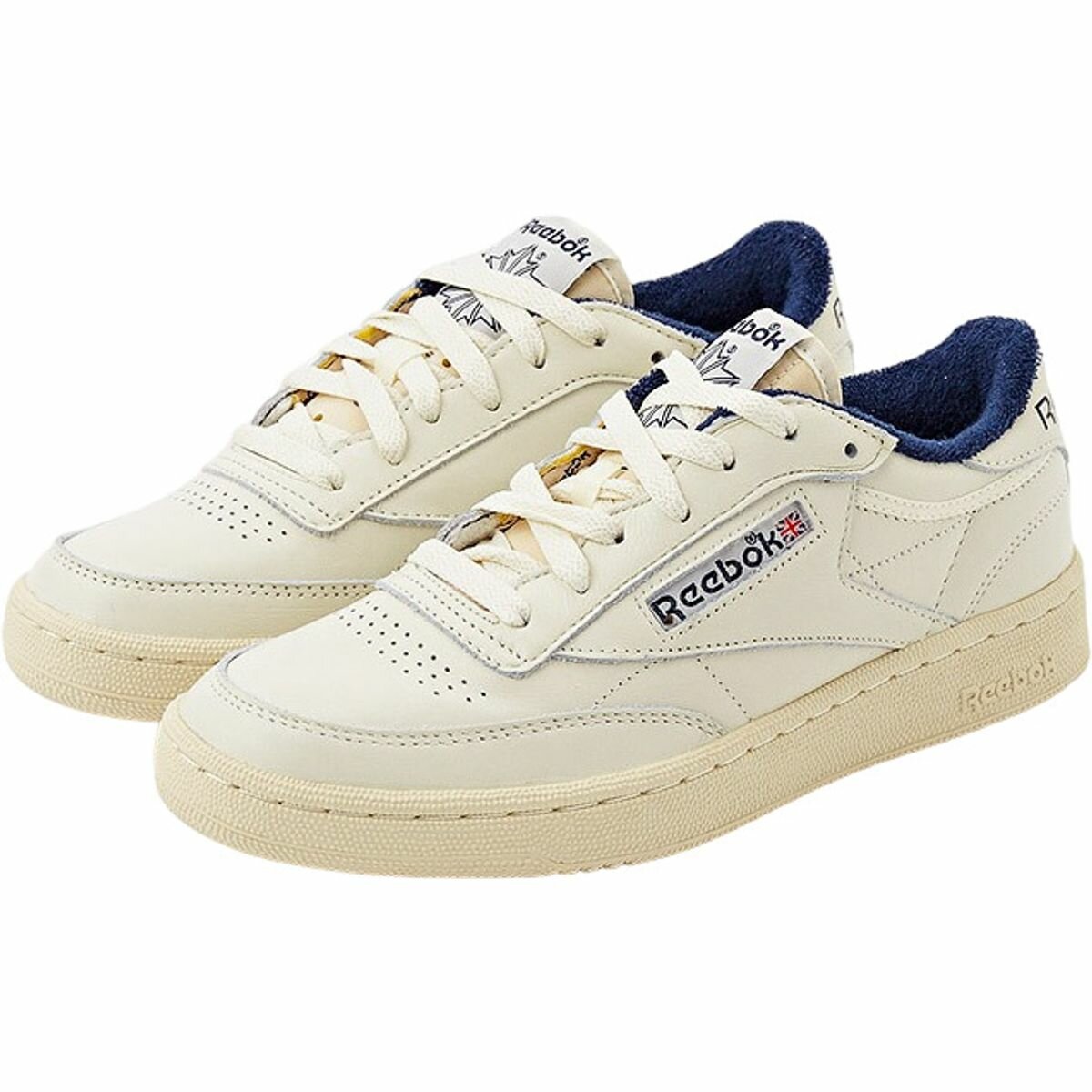 Кеды Reebok Club Classic 85 Vintage, полнота F, размер 10,5 US, бежевый