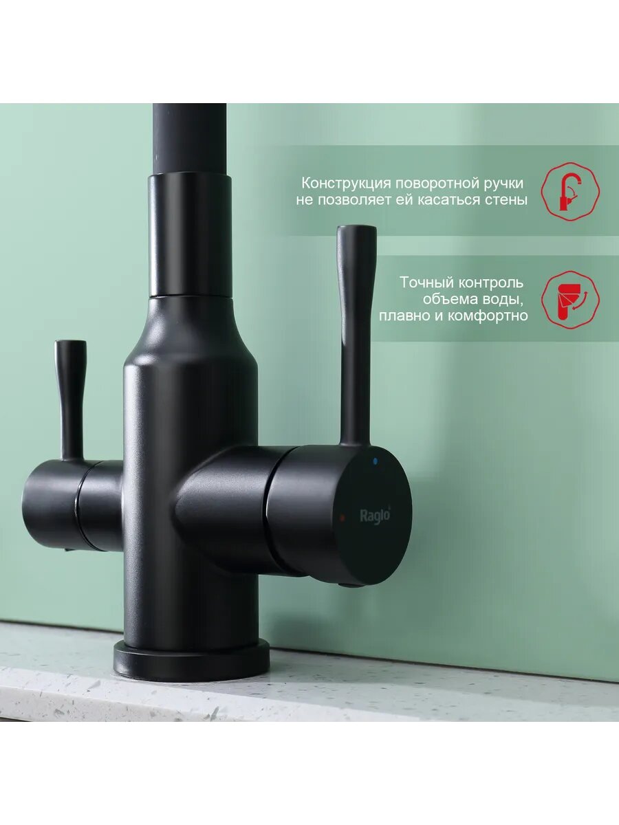 R81.64.06 Смеситель для кухни с фильтром — фото 1