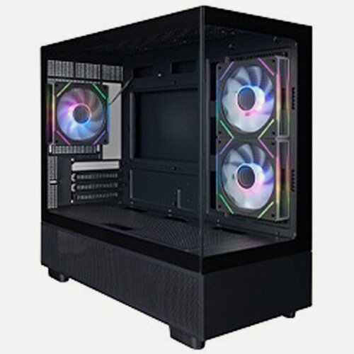 Изображение товара Корпус 1STPLAYER MIKU Mi5 ARGB, черный (Mi5-BK-2FC7R-1FC7)