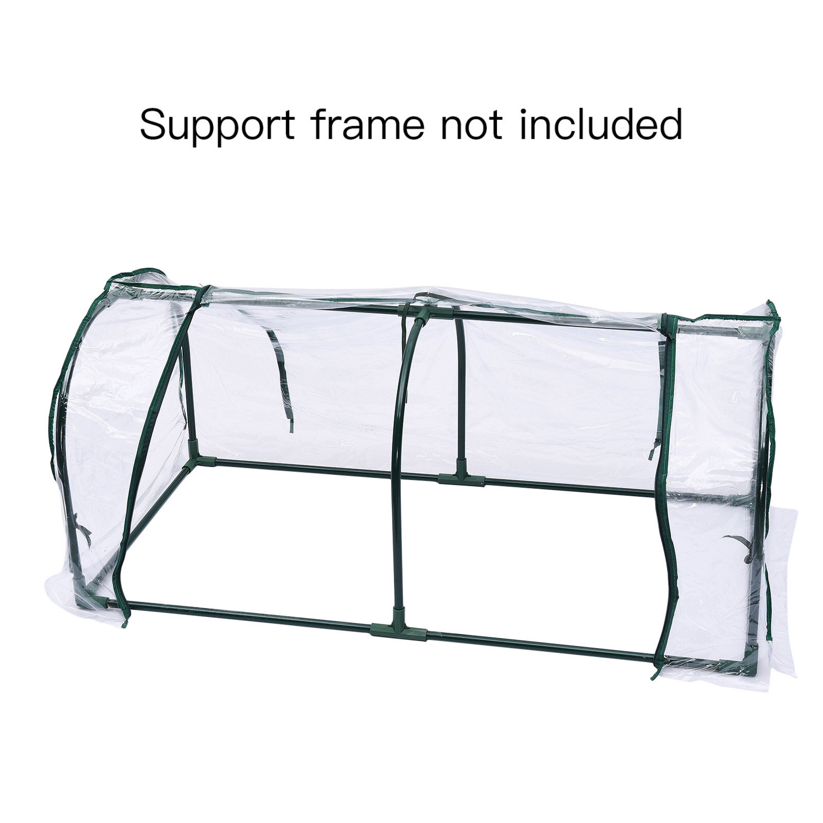 Завод теплицы из ПВХ металлическая рама 1 2x0 6x0 5 М мини  завод для садового горшечного завода