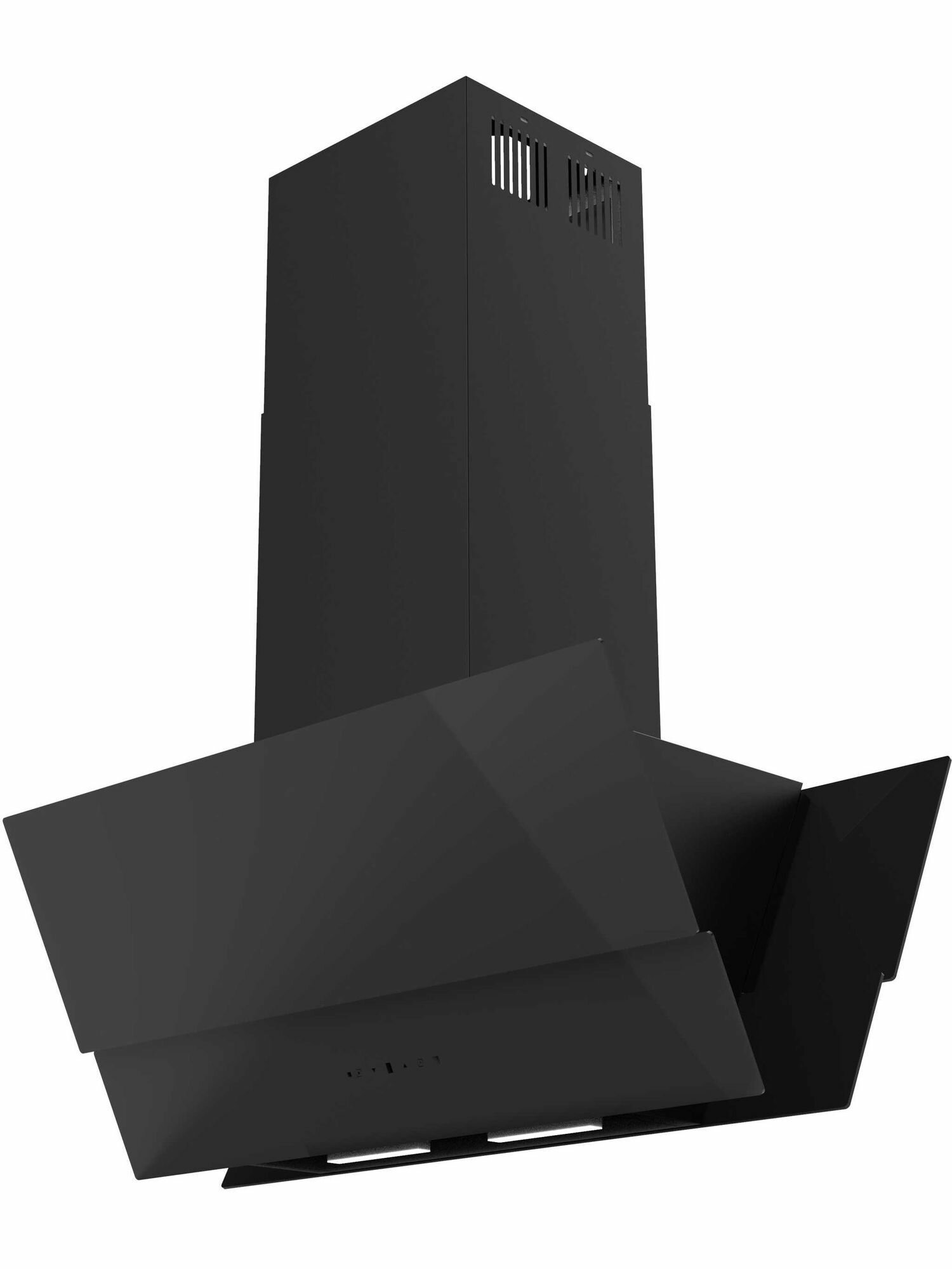 Вытяжка островная KORTING KHA 99750 GN, чёрное стекло, официальная гарантия