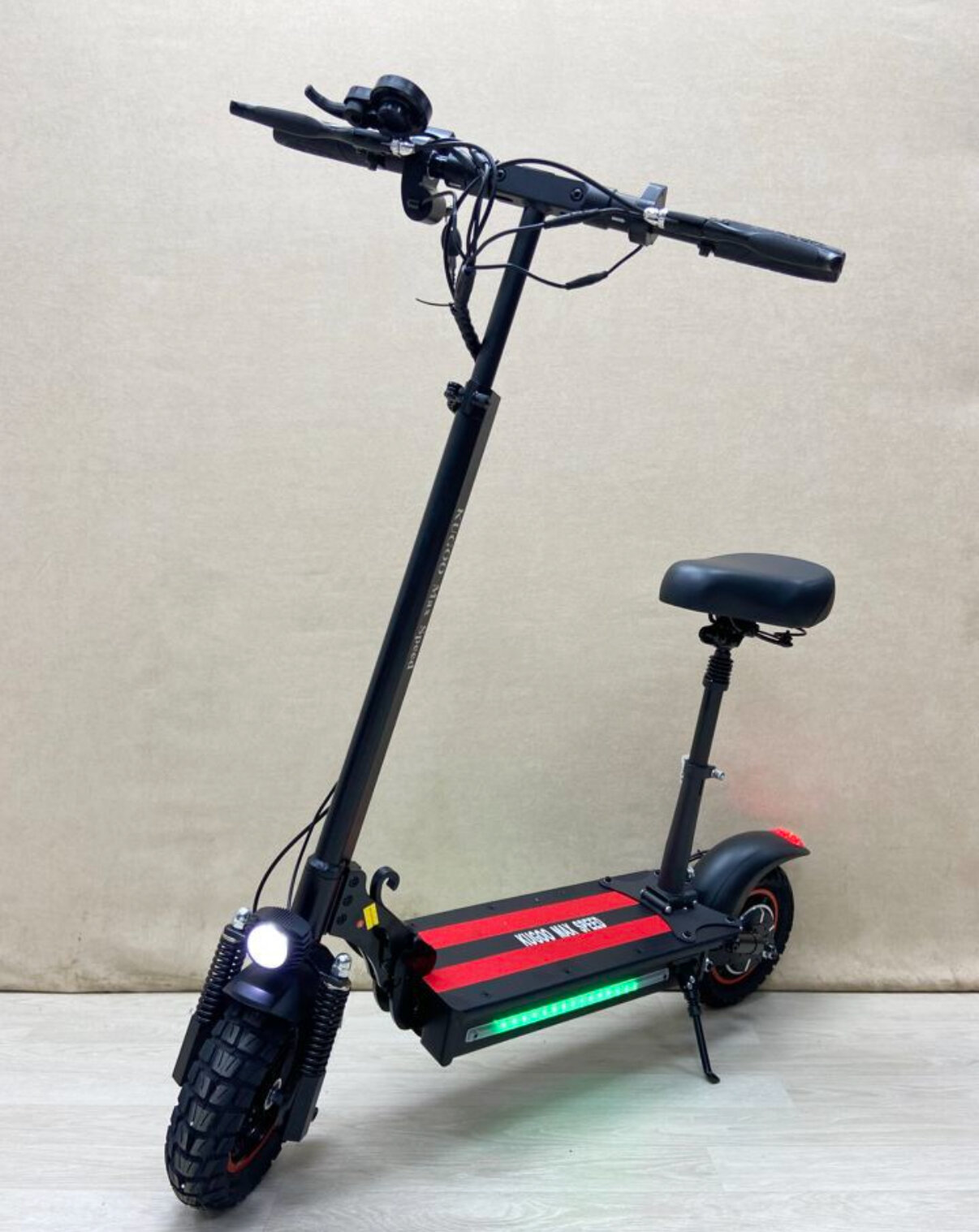 Электросамокат KUGOO Max Speed, складной, максимальная скорость 50км/ч