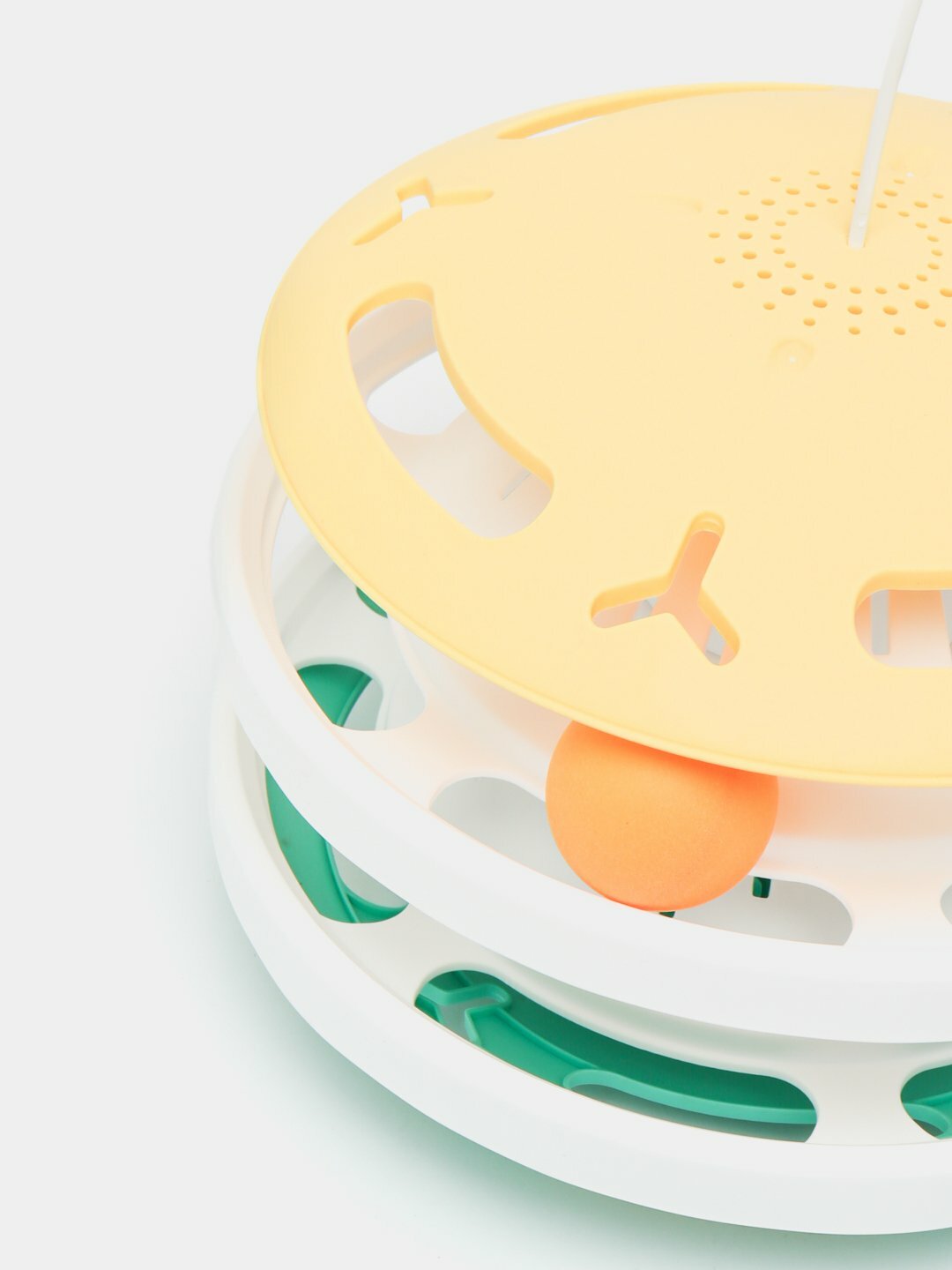 Игрушка пирамидка для кошек CC1, Желтый — фото 1