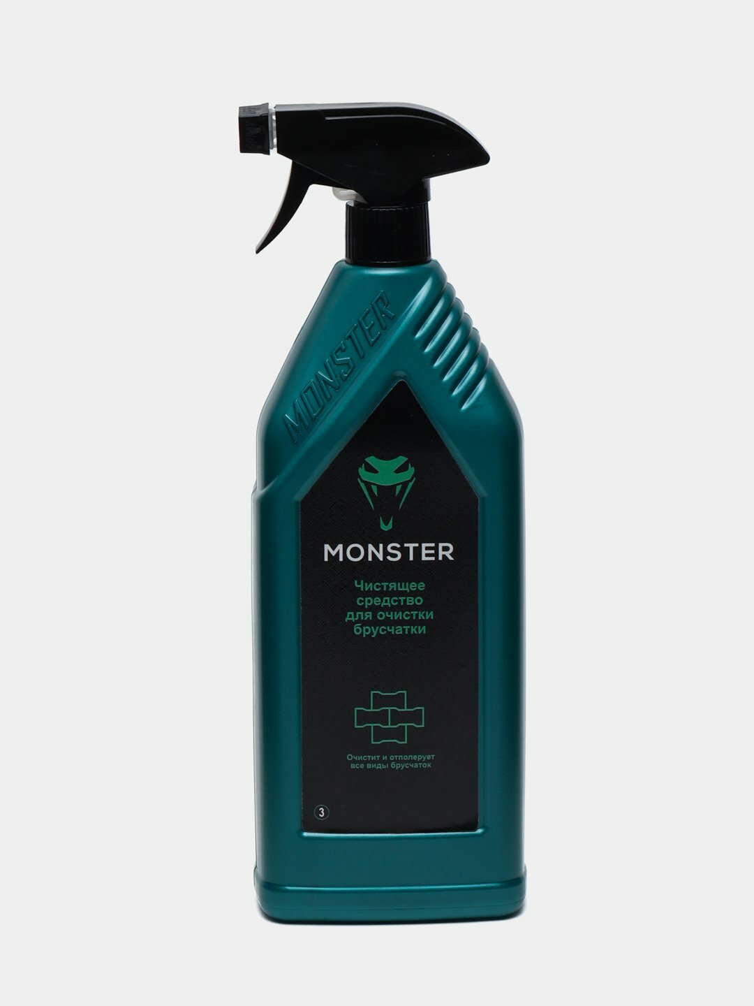 Чистящее средство MONSTER для очистки брусчатки, спрей, 1000 мл