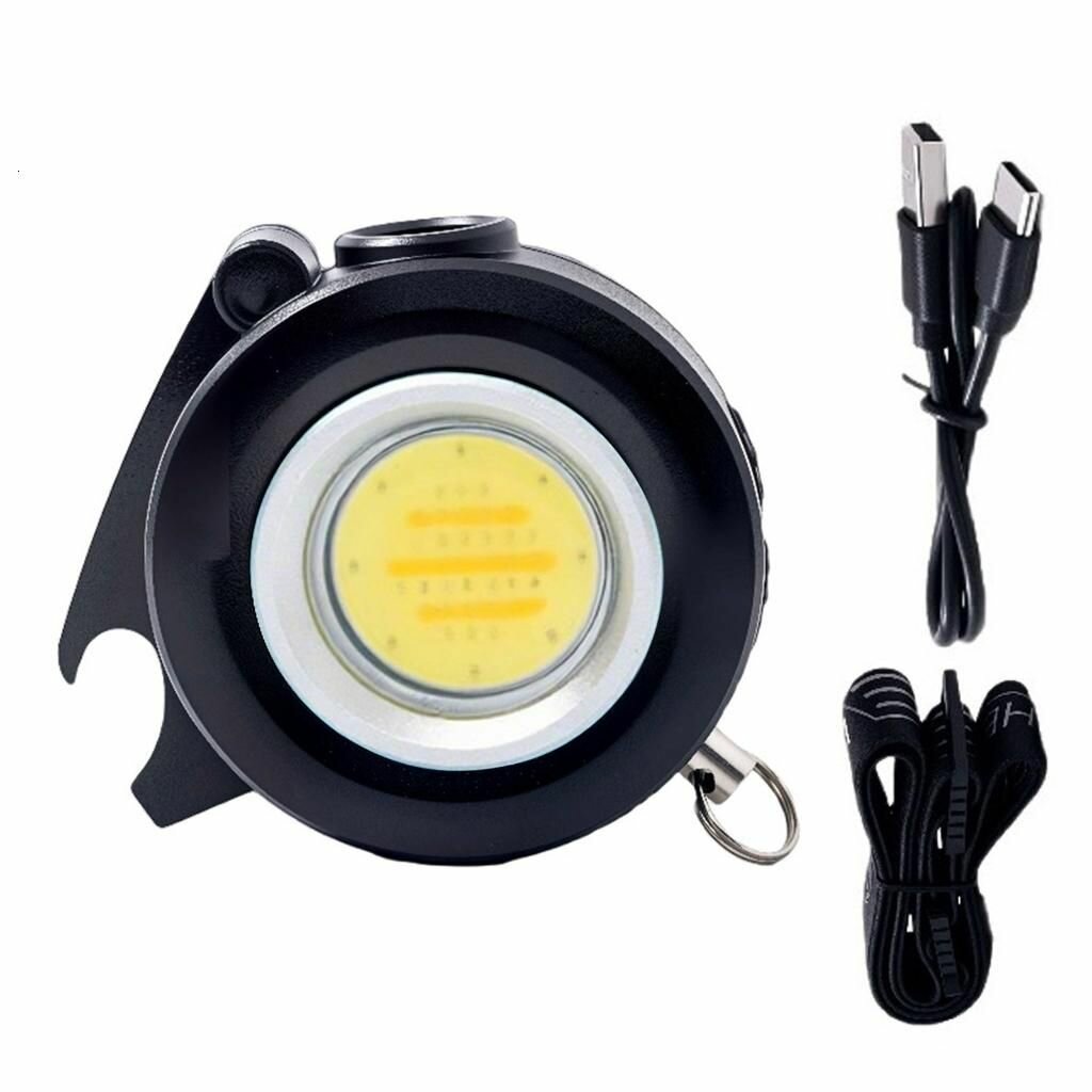 Многофункциональный набор инструментов с фонарем Черный