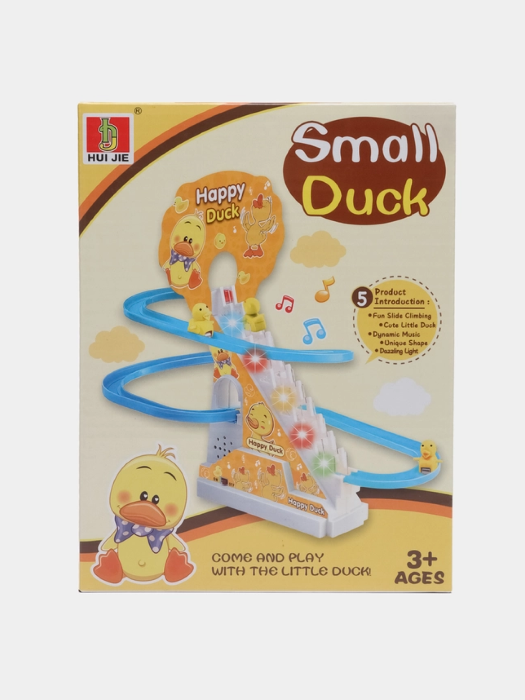 Уточки на горке Small Duck, игрушка развивающая и музыкальная для детей, антистресс