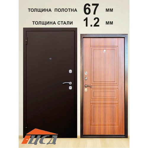 Входная дверь ЦСД Мини 860 на 1800 Левая