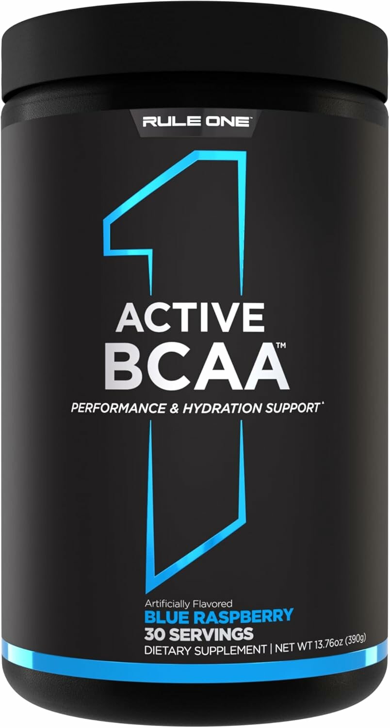 Аминокислоты Rule One Active BCAA 390 гр со вкусом фруктовый пунш