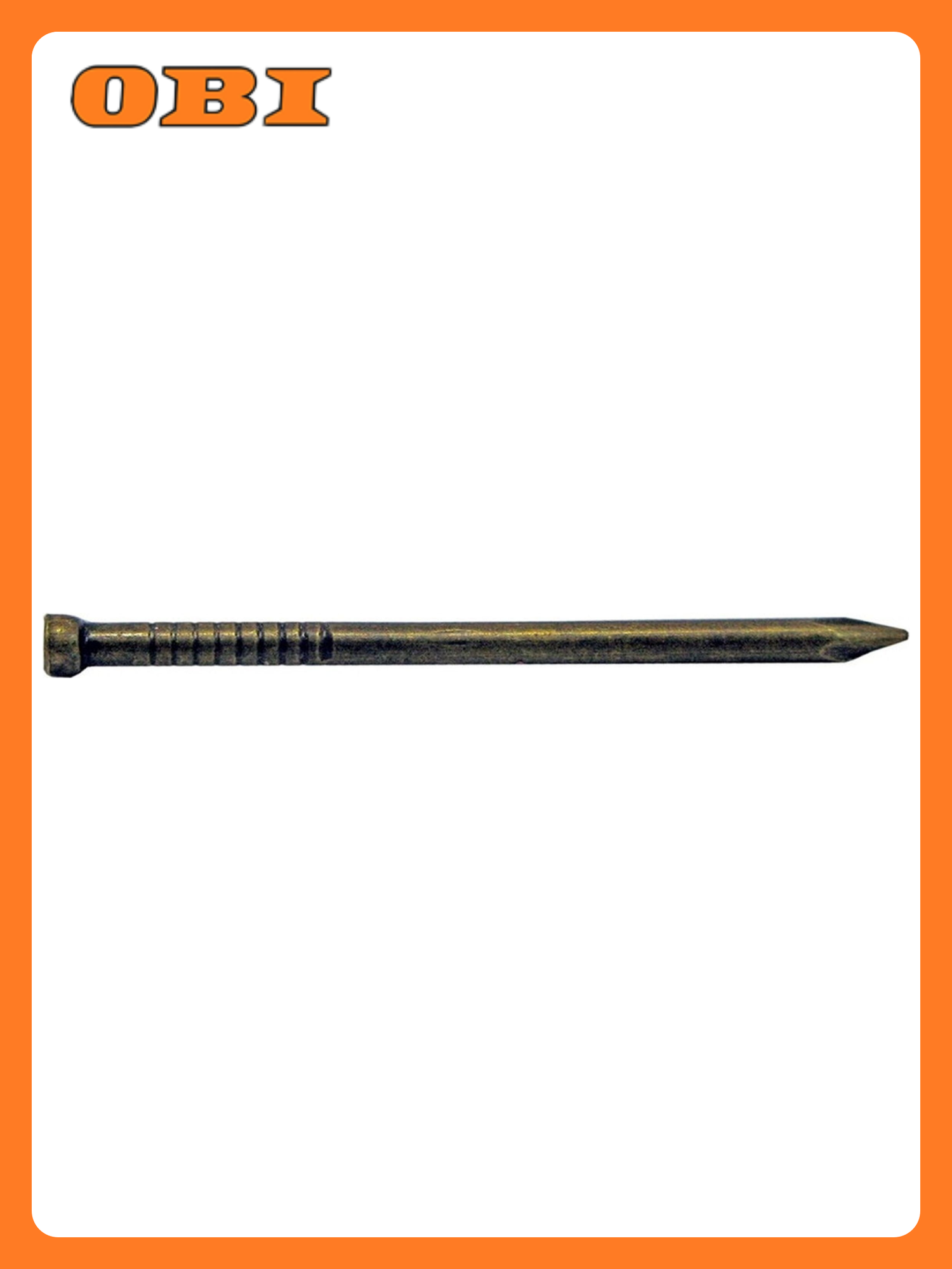 Финишные гвозди оцинкованные латунированные медные или бронзовые 14x45 мм 40 штук