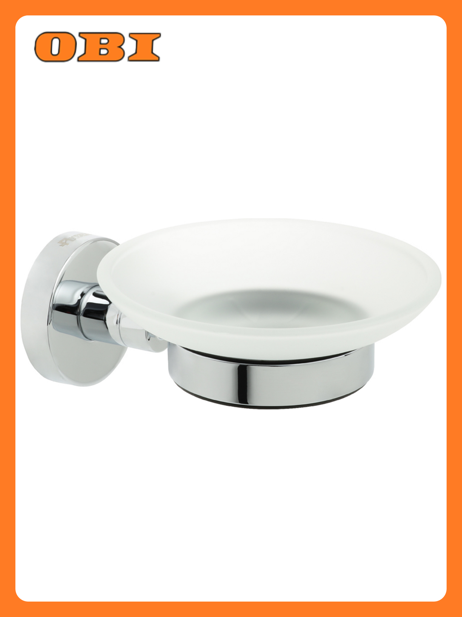 Мыльница Fixsen Comfort Chrome настенная металл стекло серебристая