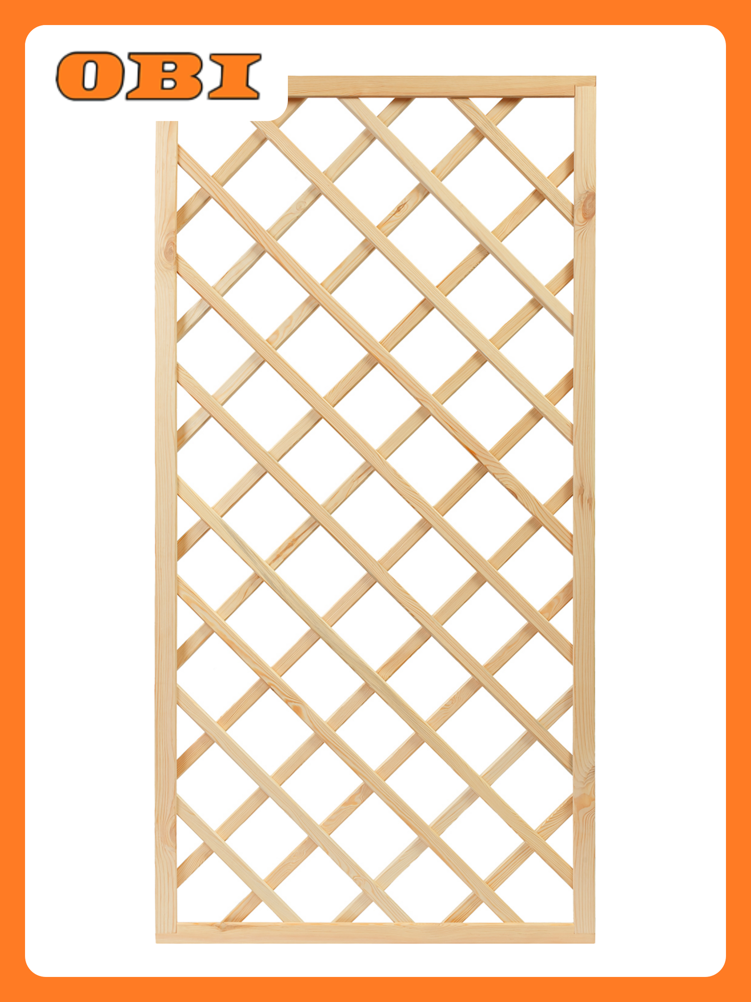 Забор деревянный ромб 180х90 см сосна