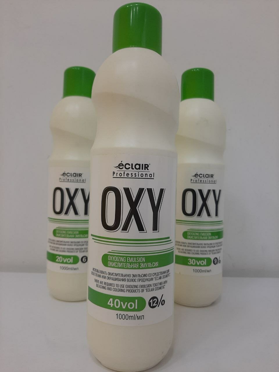 Окислительная эмульсия для волос Eclair "OXY ", 12% для профессионального использования, 1000г