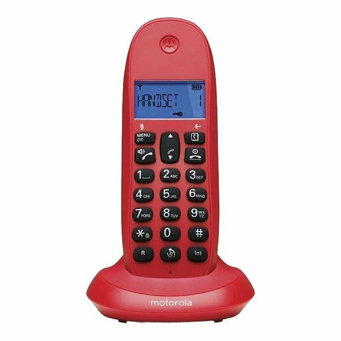 Радиотелефон Motorola C1001LB+, красный