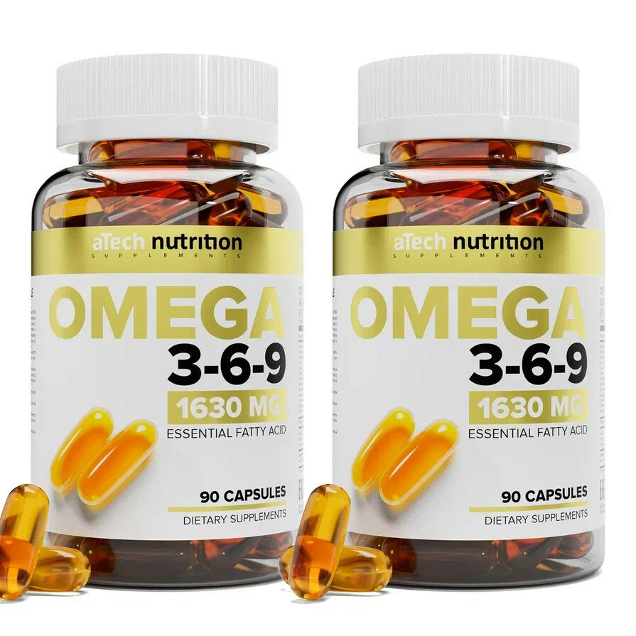 Omega 3-6-9 капс., 1.63 г, 90 шт., 2 уп.