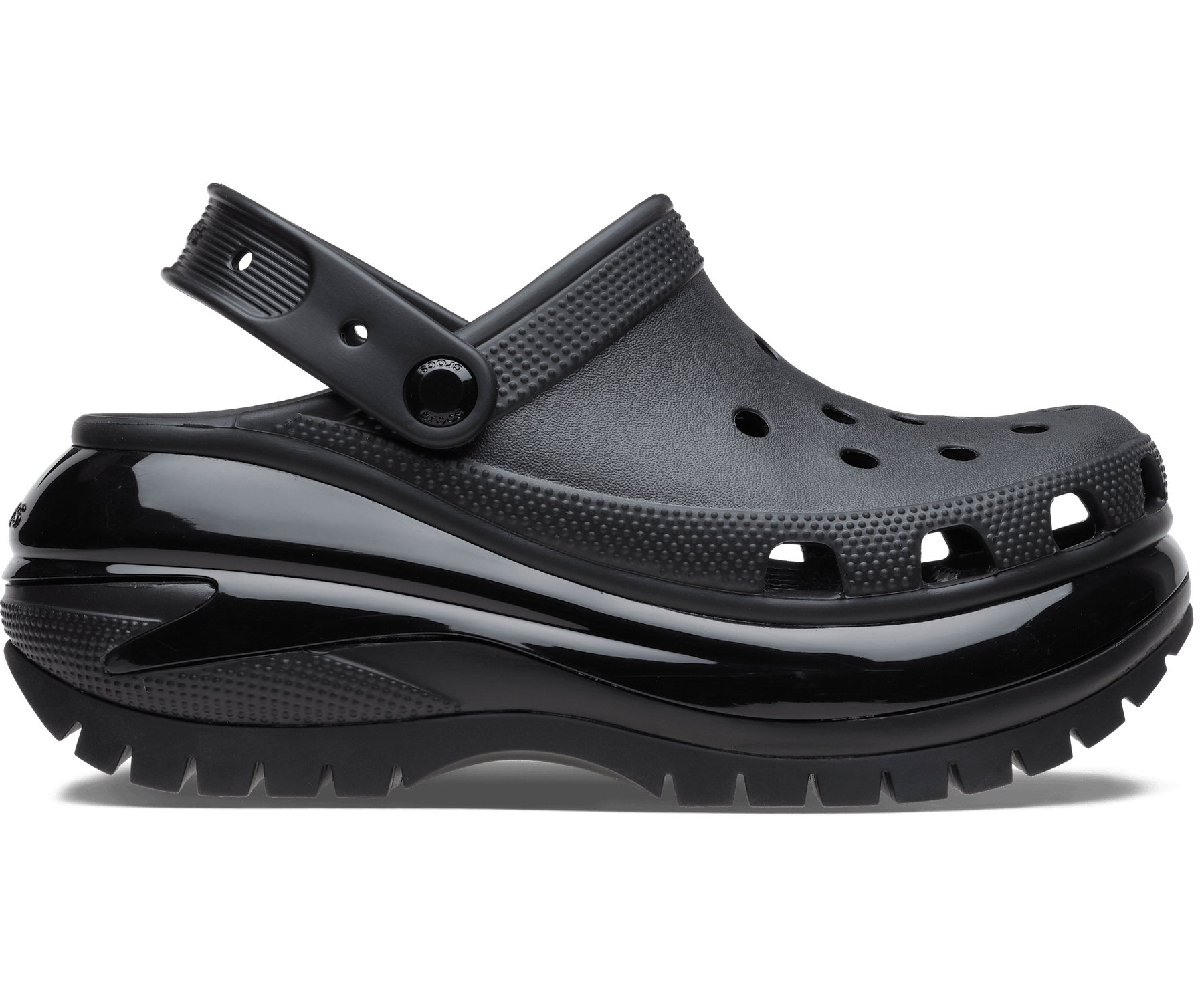 Сабо Crocs Classic Mega Crush, размер M6/W8 US, черный