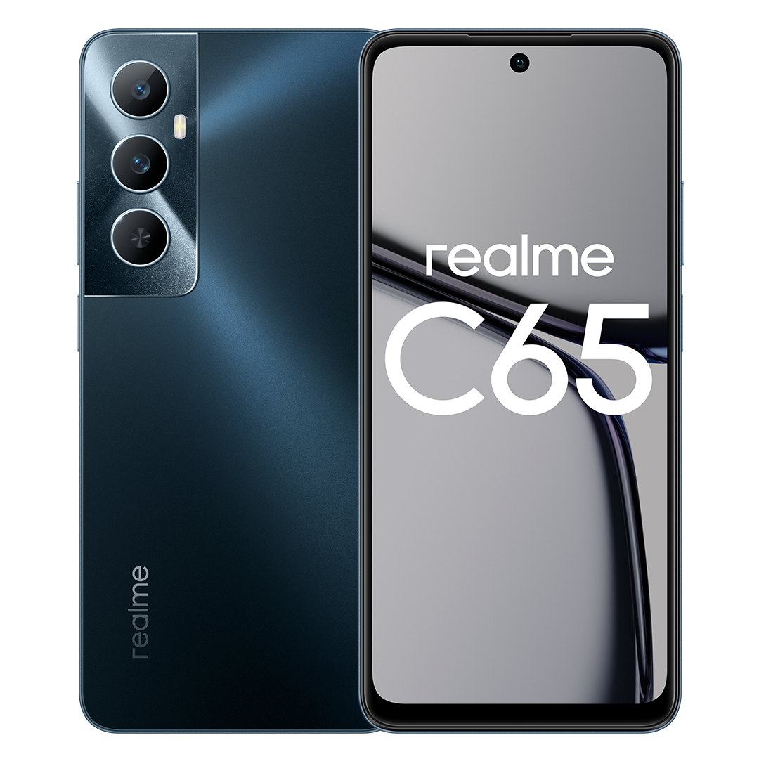 Смартфон realme C65 6/128 ГБ RU, 2 nano SIM, черный