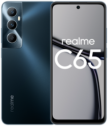 Смартфон Realme RMX3910 C65 256Gb 8Gb черный моноблок 3G 4G 2Sim 6.67" 720x1600 Android 13 50Mpix 802.11 a/b/g/n/ac NFC GPS GSM900/1800 GSM1900 TouchSc microSD