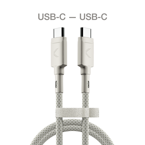Кабель COMMO Range Cable USB-C — USB-C, 1.2 м, Light Gray